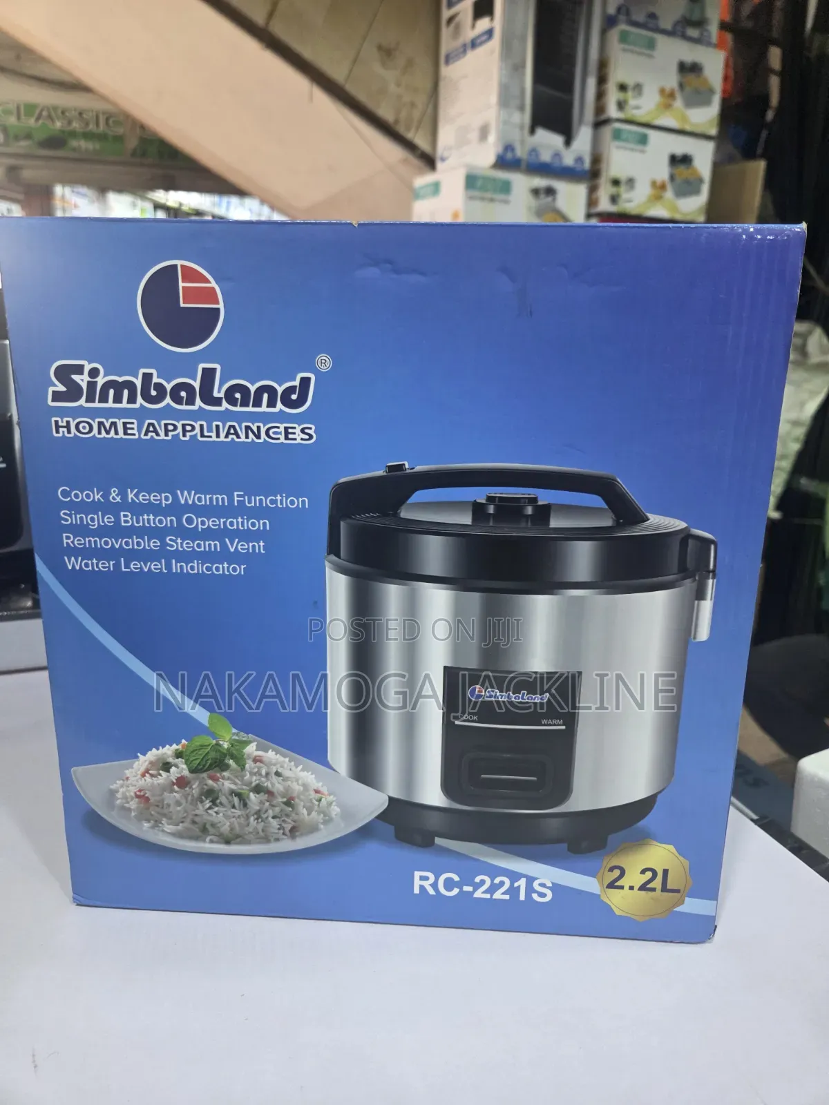 Simbaland Rice Cooker 2.2L RC-221S