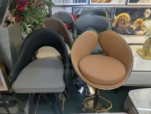 Modern Curved-Back Counter Bar Stool