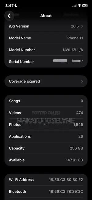 Apple iPhone 11 256 GB Black