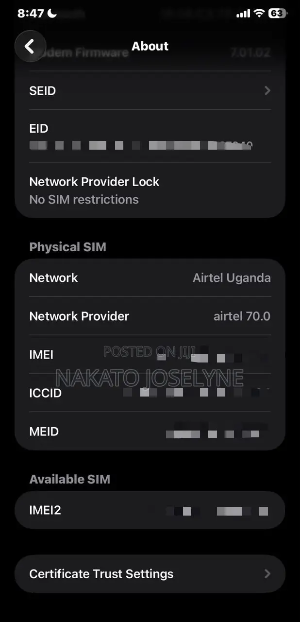 Apple iPhone 11 256 GB Black