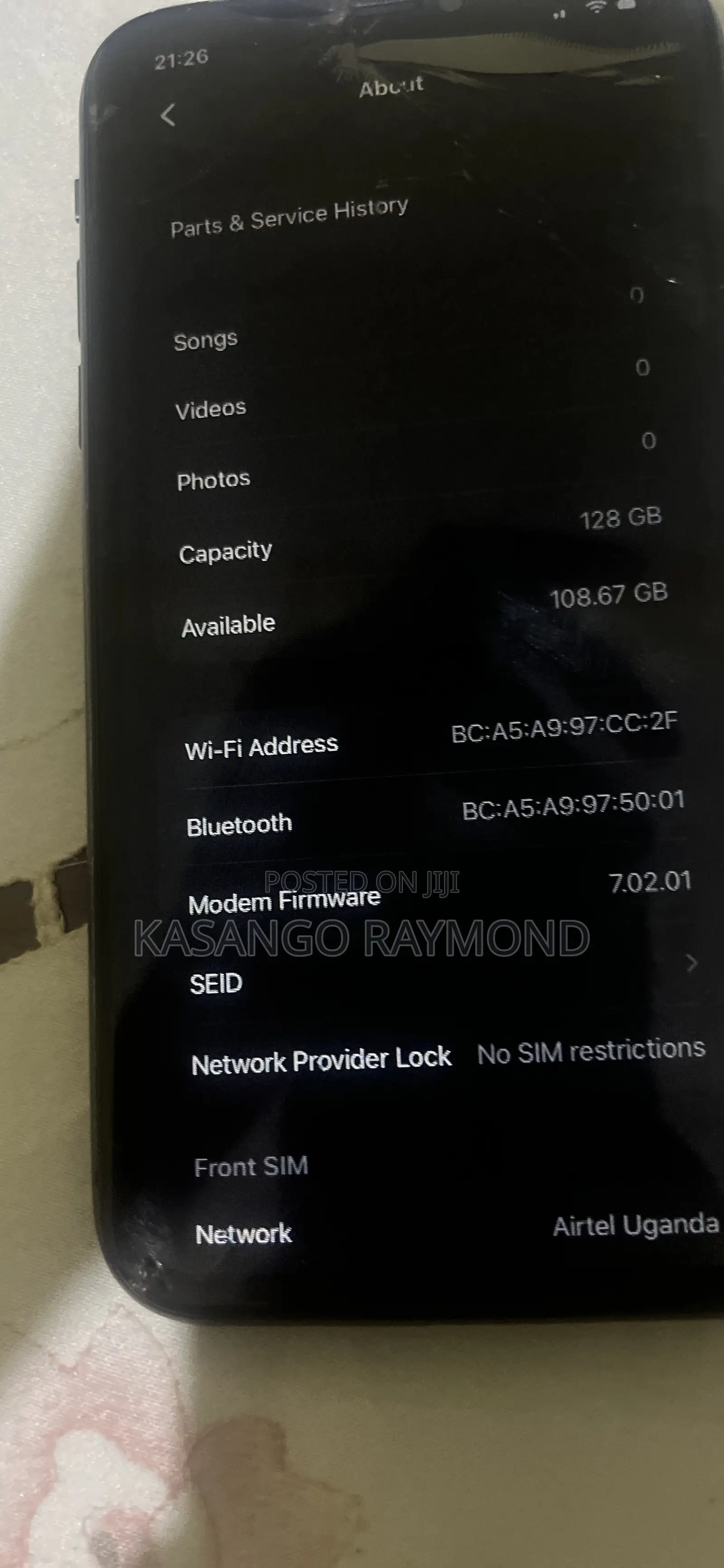 Apple iPhone 11 128 GB Black