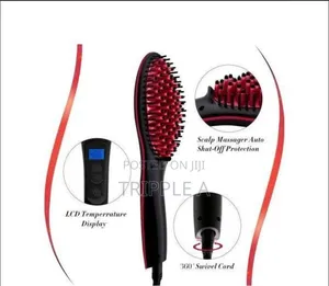 Automatic Hair Brush Straightener