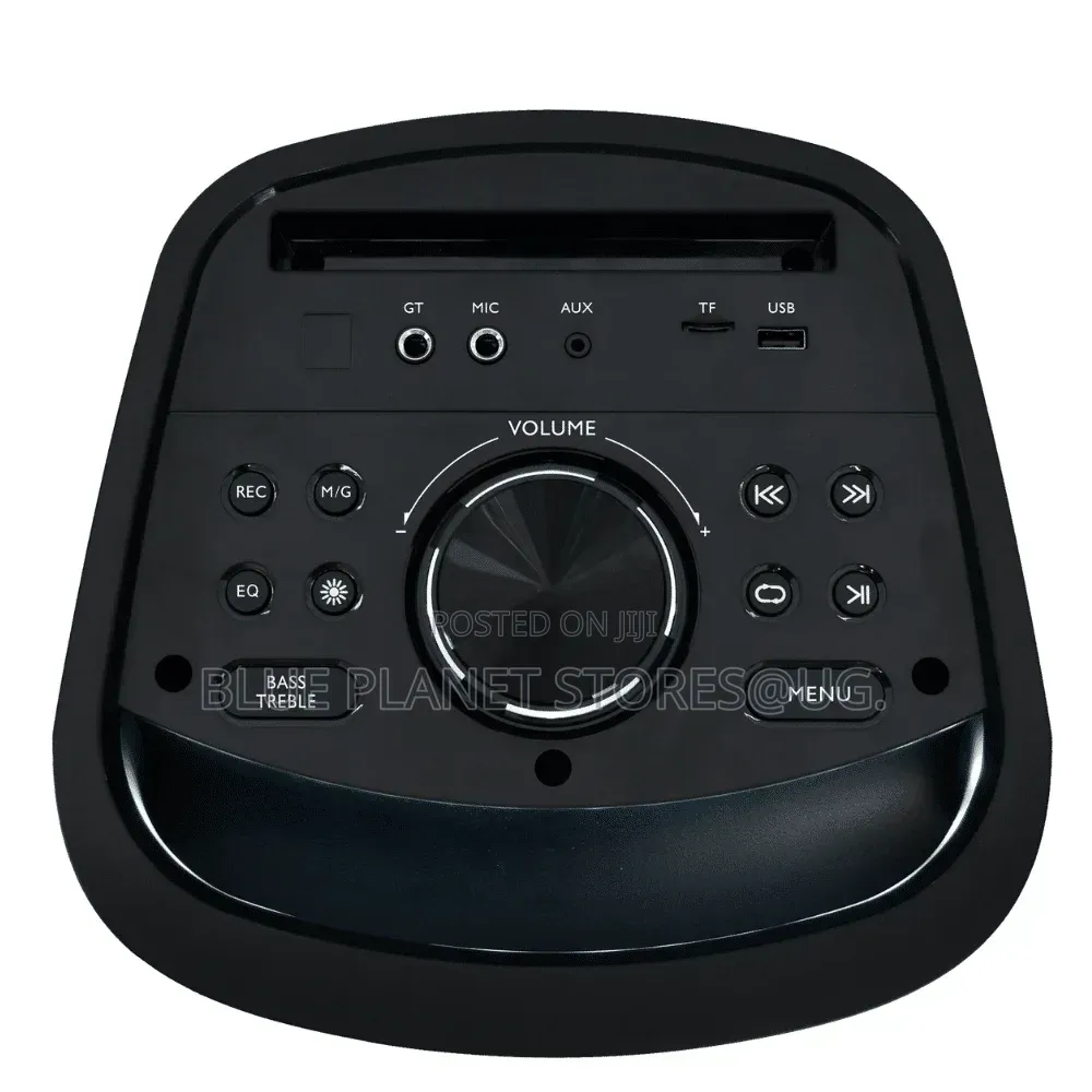 SONASHI Dual 6.5" Rechargeable Speakers With 2 Wireless Microphones.