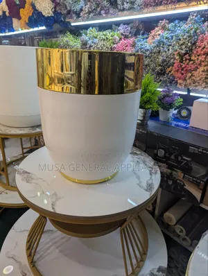 Stylish Flower Dec Gold Silver