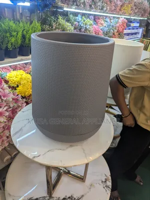Modern Black Fluted Waste Bin