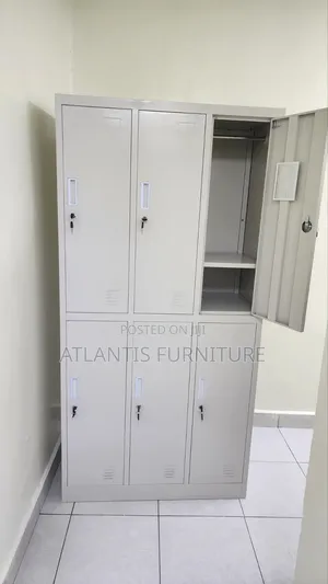 Six Loker Storage Still Cabinets