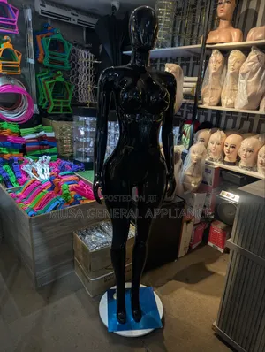 Black, Full-Body Curvy Female Mannequin