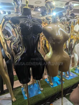 Glossy Black and Metallic Gold