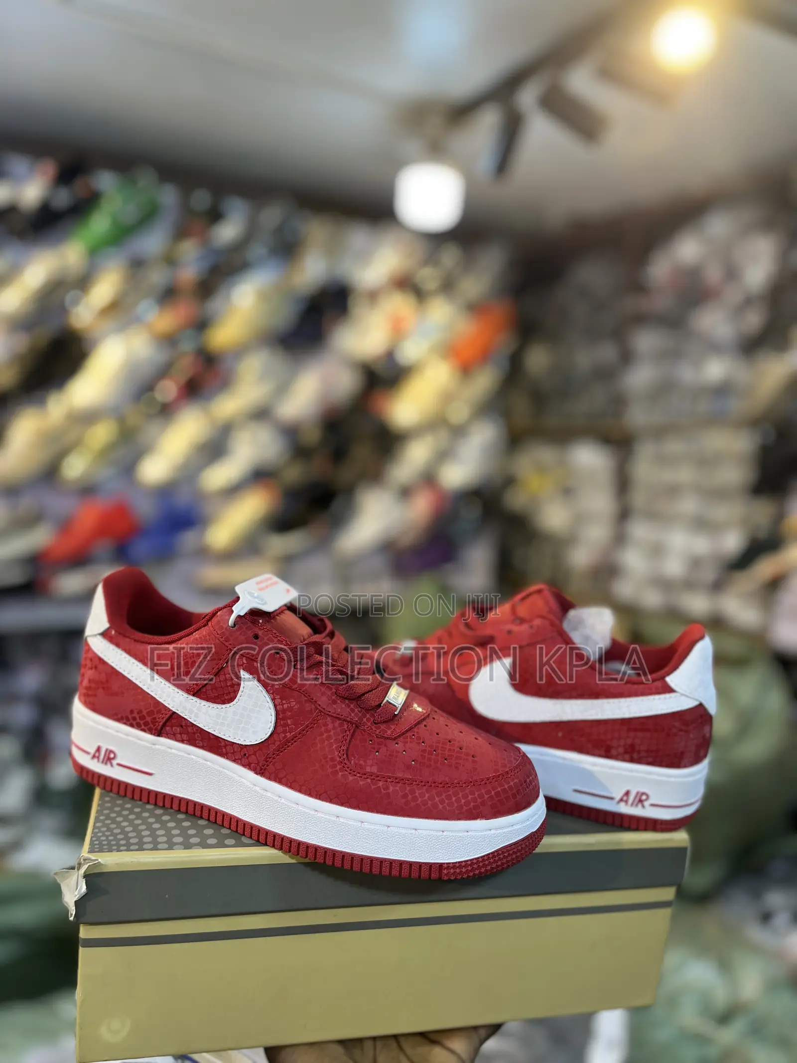 Kobe Bryant X Nike Air Force 1 Low Lower Merion Red Sneakers