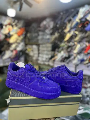 Kobe Bryant X Nike Air Force 1 Low Court Purple Sneakers