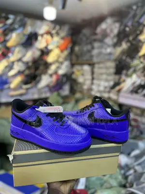 Kobe Bryant X Barcelona Nike Air Force 1 Protro Purple Sneakers