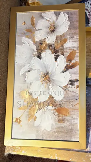 100cmx50cm Modern Floral Art Framed Original Canvas