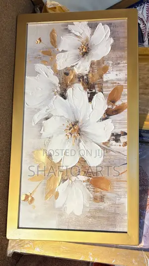 100cmx50cm Modern Floral Art Framed Original Canvas