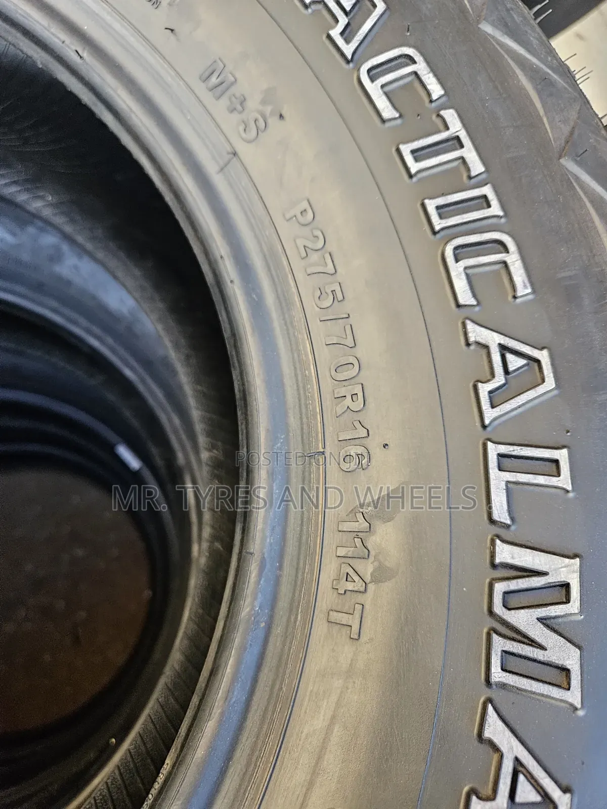 275 70 R16 Kapsin Practical AT Used Only 1week #Fast Class Used Tires