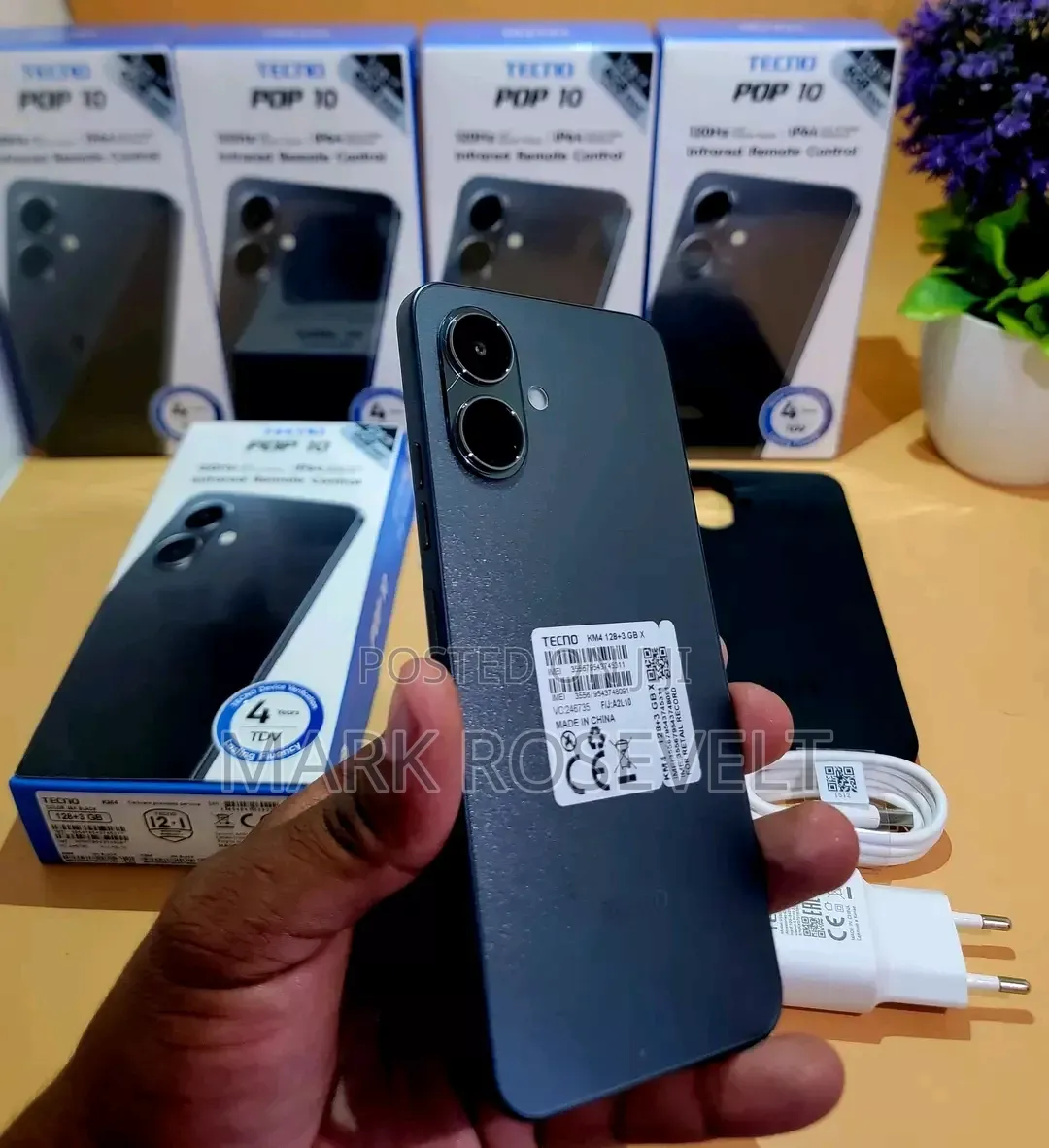 New Tecno Pop 10 128 GB Black