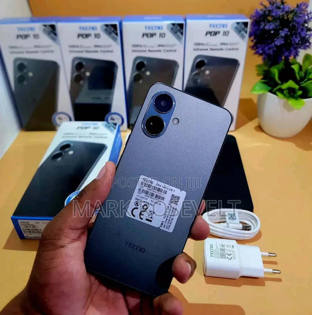 New Tecno Pop 10 128 GB Black