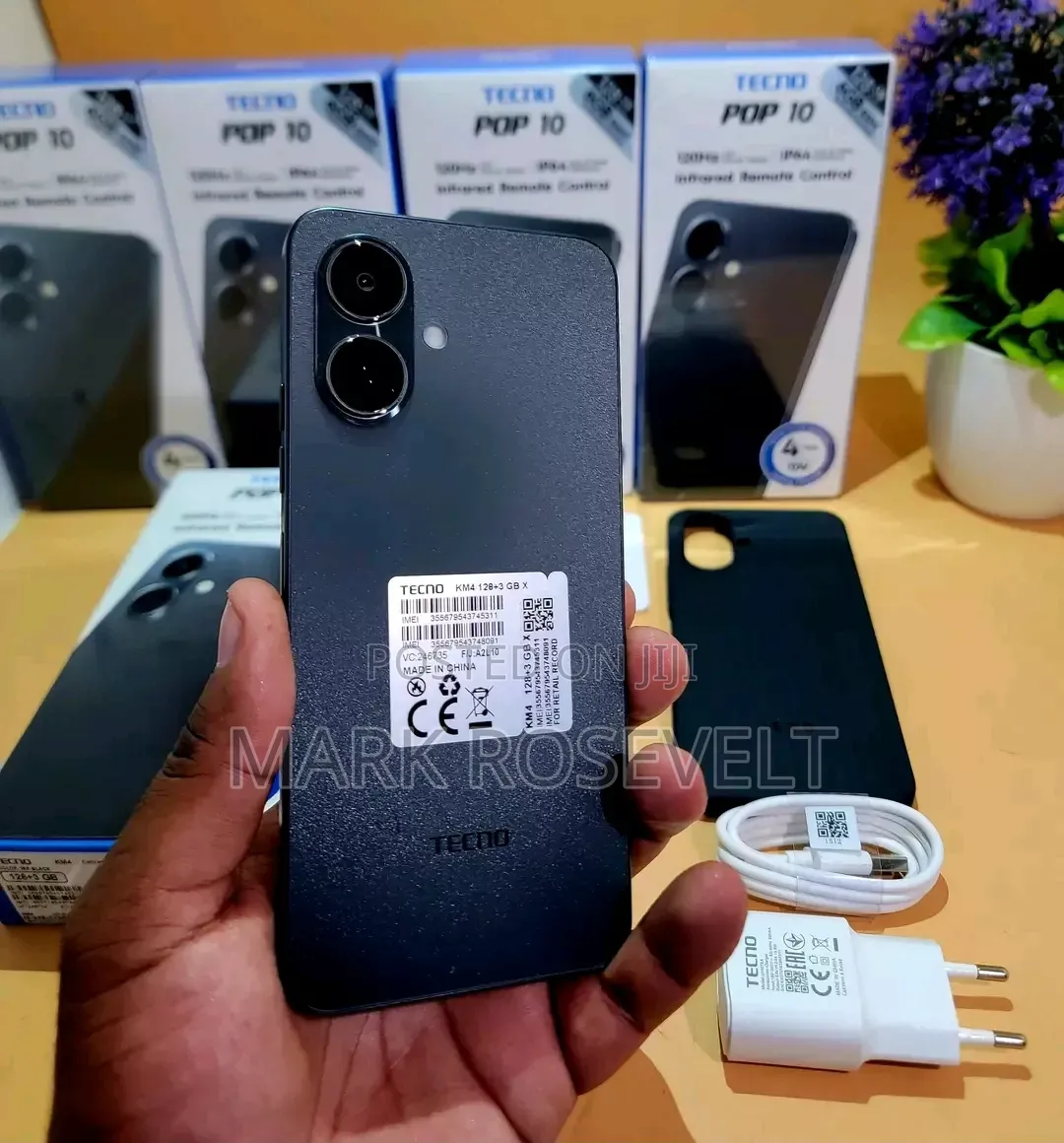 New Tecno Pop 10 128 GB Black