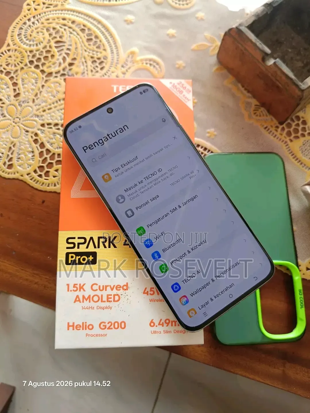 New Tecno Spark 40 Pro+ 256 GB Black