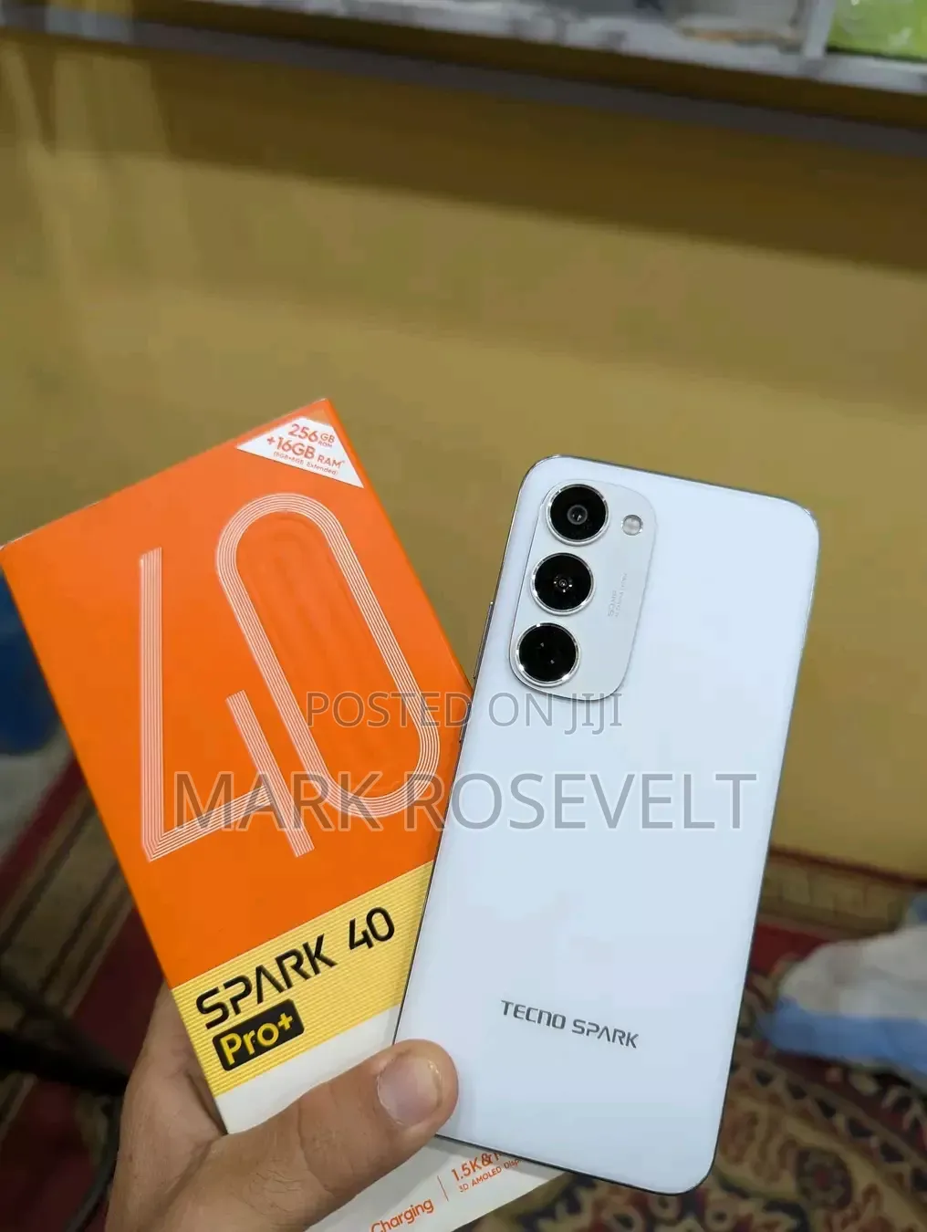 New Tecno Spark 40 Pro+ 256 GB White