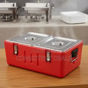 2 Compartment Food Warmer Keeps Hot or Cold Thermal Container