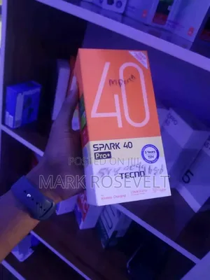 New Tecno Spark 40 Pro+ 256 GB Black