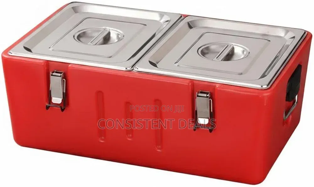 2 Compartment Food Warmer Keeps Hot or Cold Thermal Container