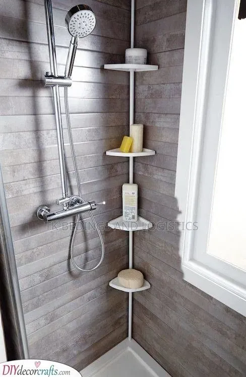 Corner Bathroom Organizer