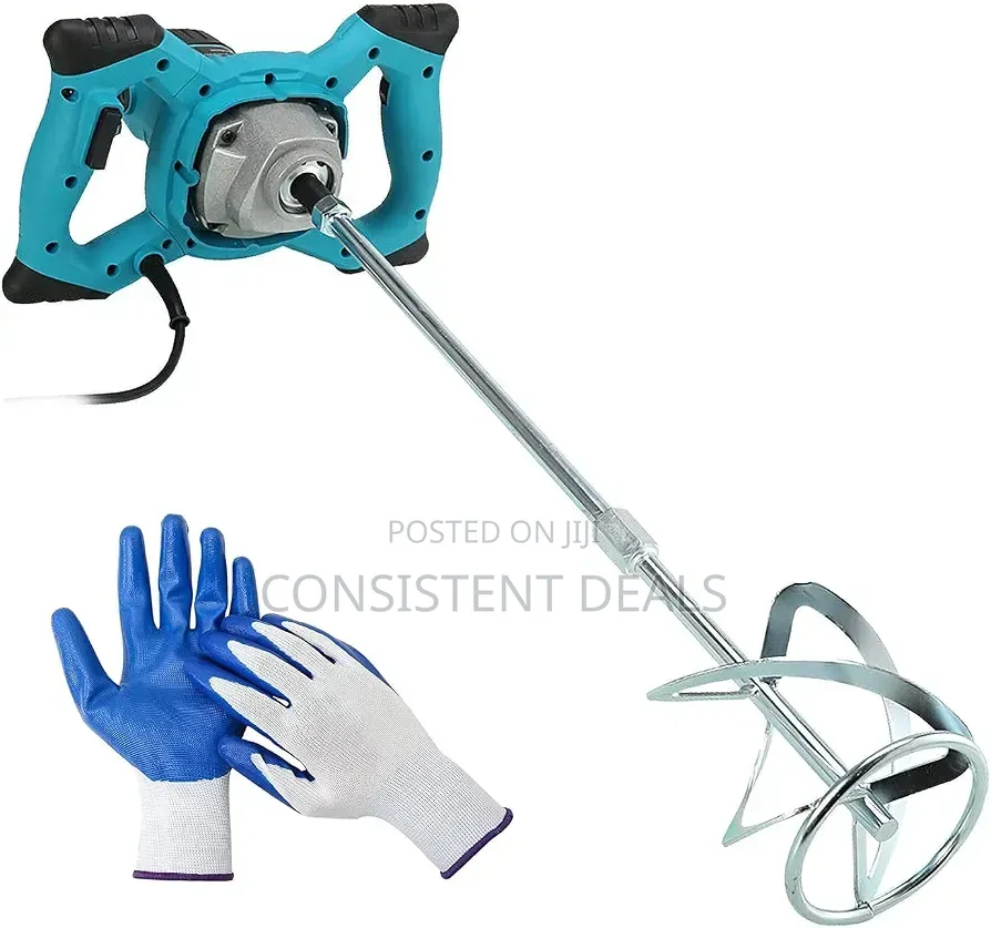 Electric Paddle Mixer, Portable Cement Mixer for Stirring