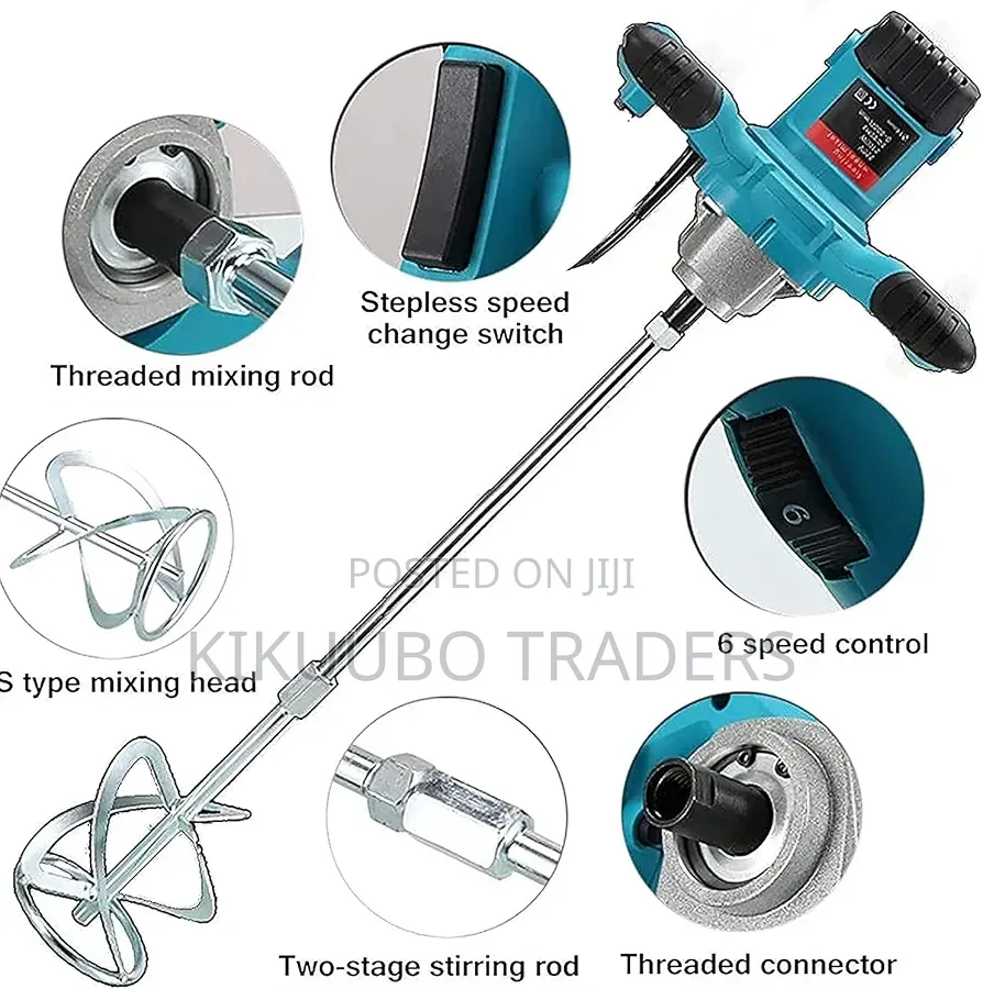 Electric Paddle Mixer, Portable Cement Mixer
