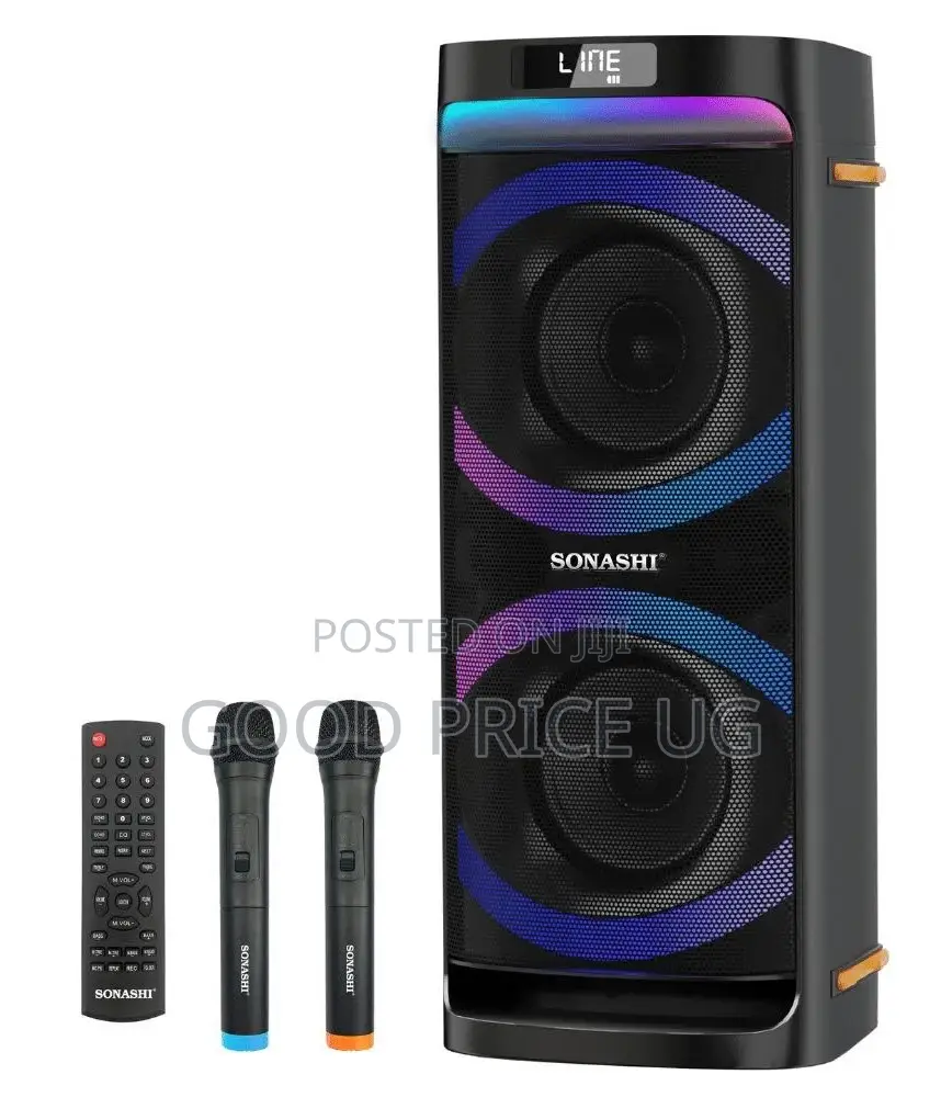 Sonashi Dual 6.5" Rechargeable Speaker (SPS-8020R