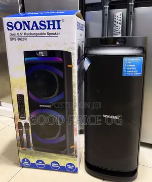 Sonashi Dual 6.5" Rechargeable Speaker (SPS-8020R