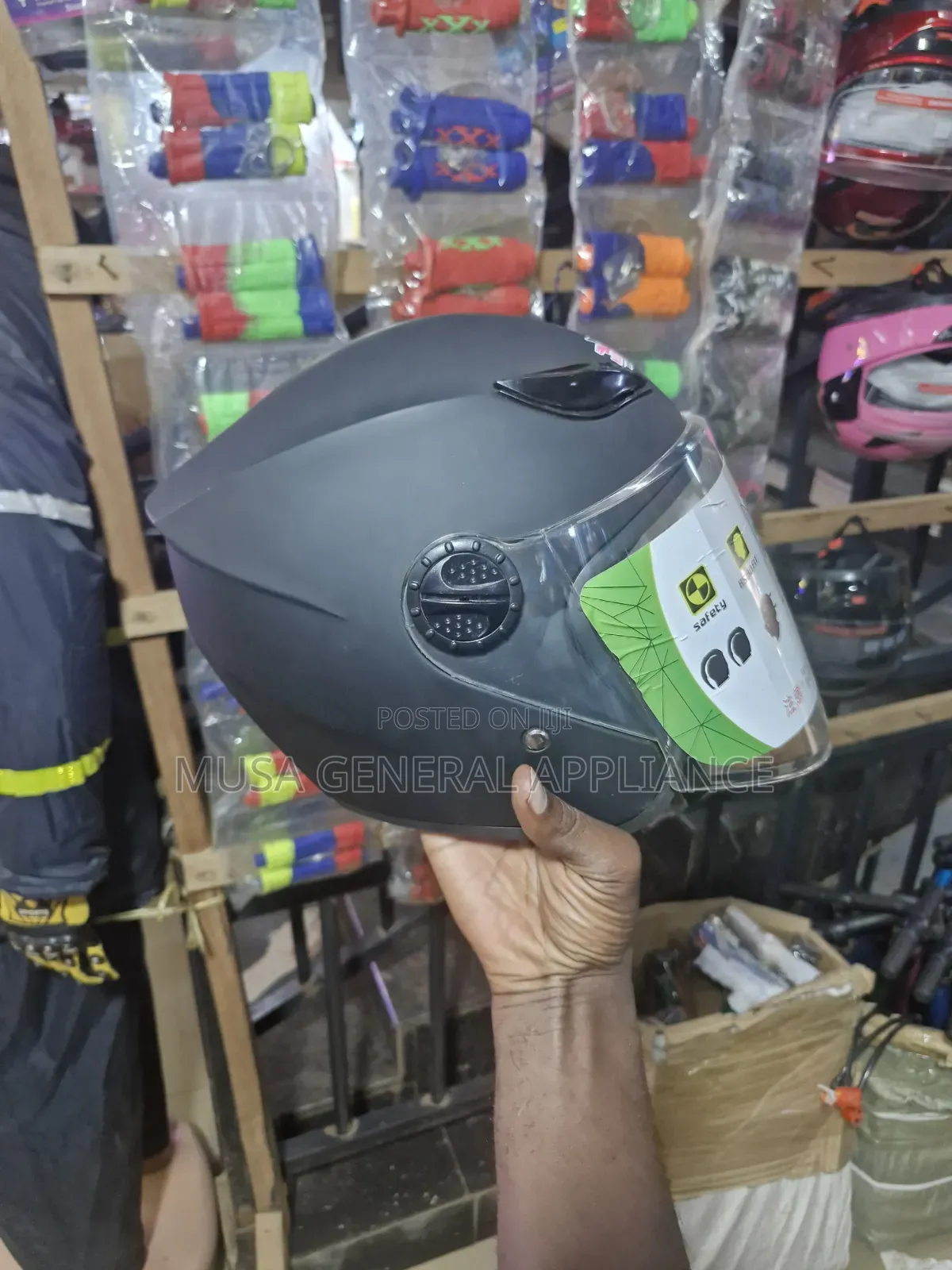Open-Face Motorcycle Helmet