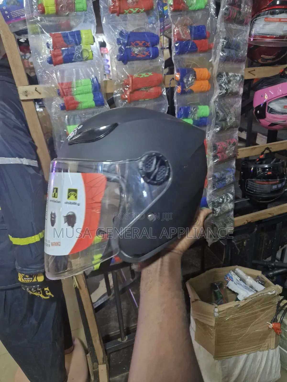 Open-Face Motorcycle Helmet