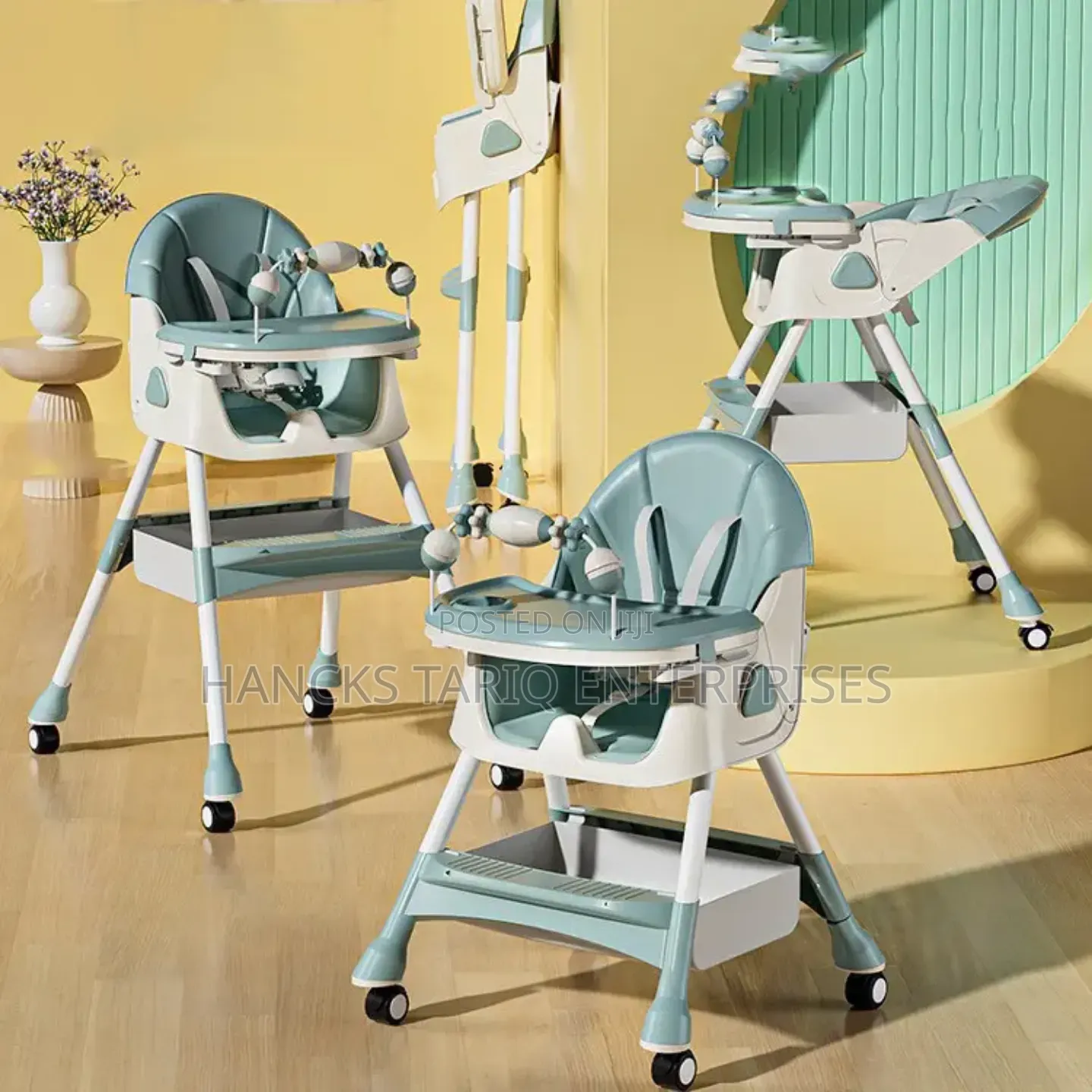 Convertible Multi-Stage Baby High Chair and Dining Booster Seat