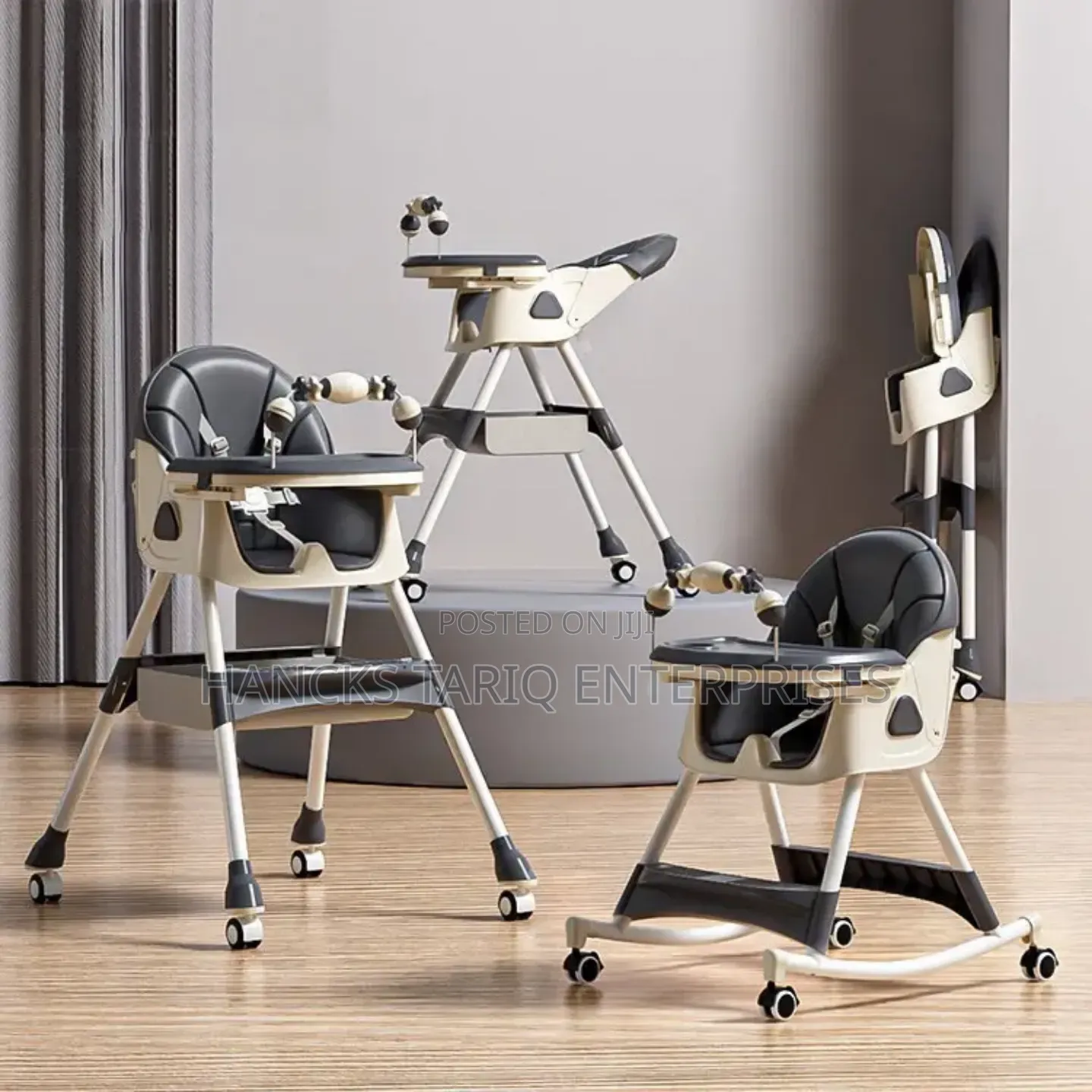 Convertible Multi-Stage Baby High Chair and Dining Booster Seat