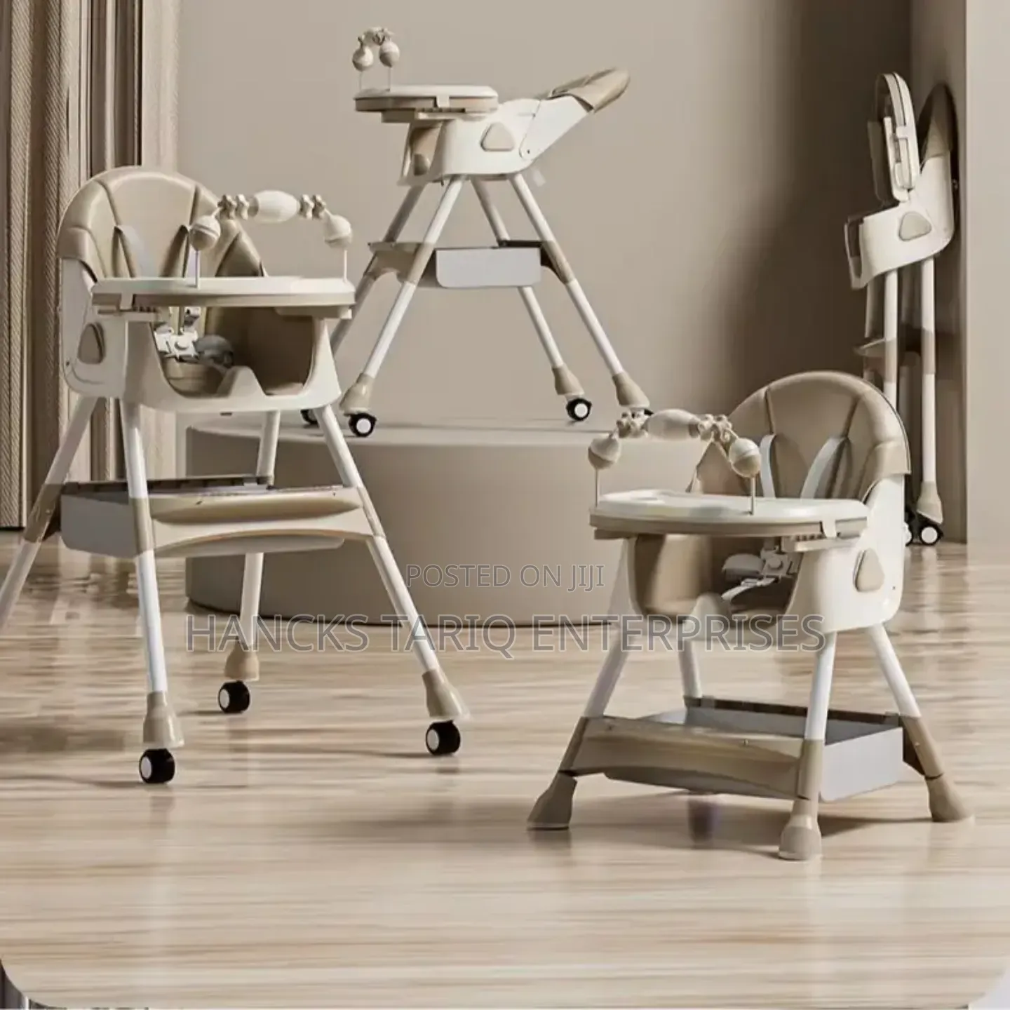 Convertible Multi-Stage Baby High Chair and Dining Booster Seat
