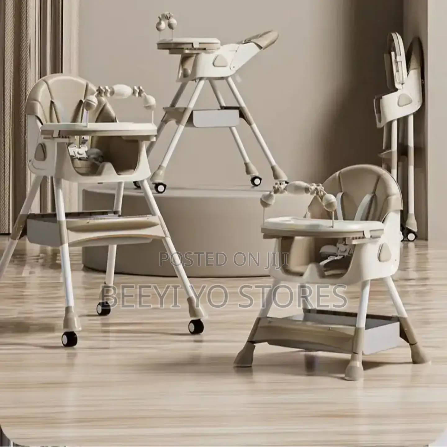 Convertible Multi-Stage Baby High Chair and Dining Booster Seat