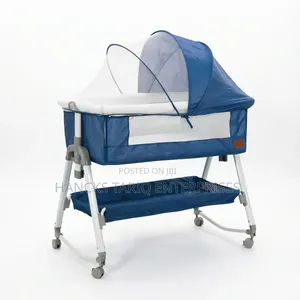 Portable Baby Bassinet Bedside Sleeper With Mosquito Net