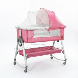 Portable Baby Bassinet Bedside Sleeper With Mosquito Net