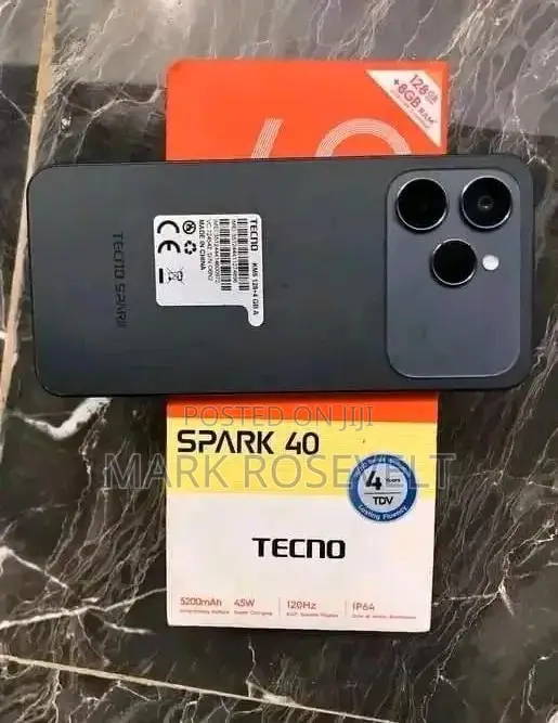 New Tecno Spark 40 256 GB Black