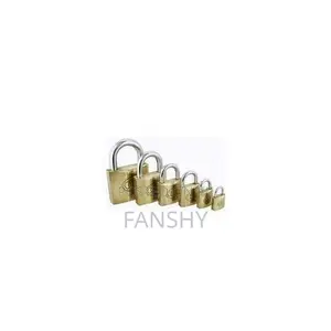 Original Tri Circle Strong Padlock for Safety Locks and Security-Gold