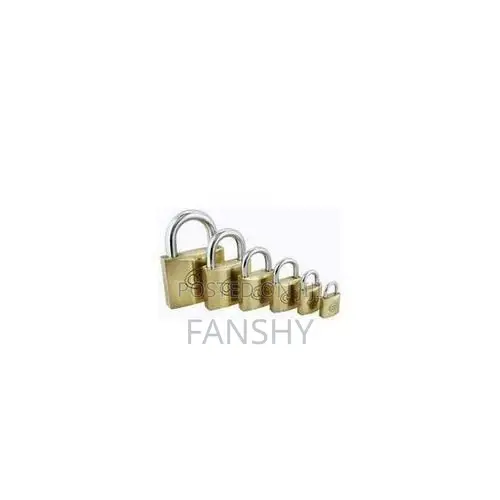 Original Tri Circle Strong Padlock for Safety Locks and Security-Gold