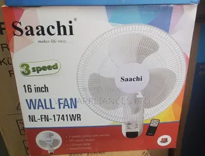 Saachi Wall Fan With Remote Control