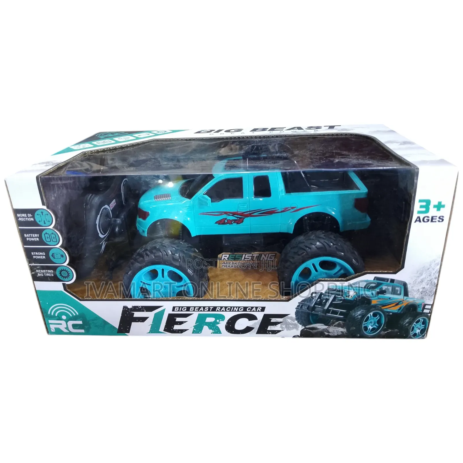 R/C Big Beast Racing Car Toy for Kids - Resistant Big Tires