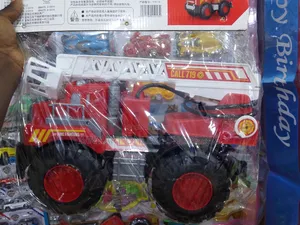 Heavy Duty Fire Truck Toy for Kids - Manually Pushed