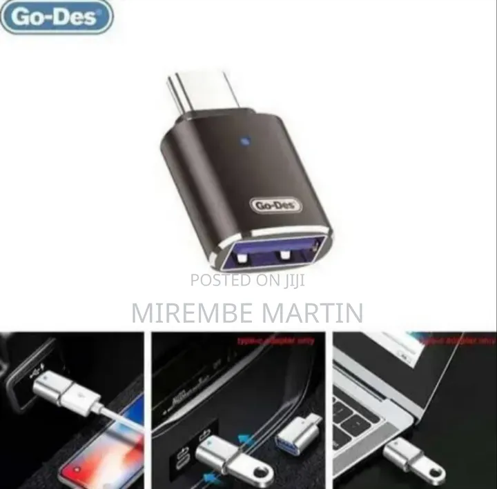 Go Des Type C to USB a USB-C to USB 3.0 LED Lighnin OTG Male to Femal