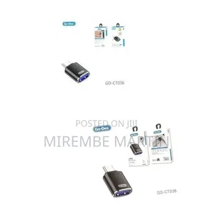 Go Des Type C to USB a USB-C to USB 3.0 LED Lighnin OTG Male to Femal