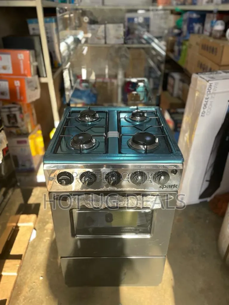 Spark 50x50cm Freestanding Gas Cooker | 4 Burner Stove Gas Oven