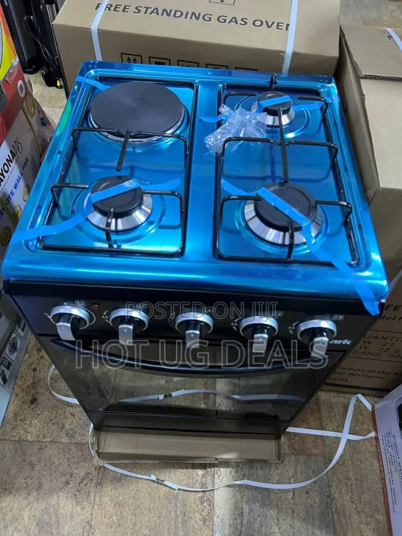50x50cm SPJ Gas Cooker – 3 Gas Burners + 1 Electric Hotplate With Oven