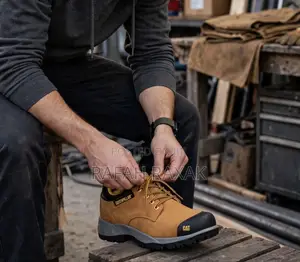 Men’s Super Classic Caterpillar (CAT) “Honey Rust” Low-Cut Safety Shoe